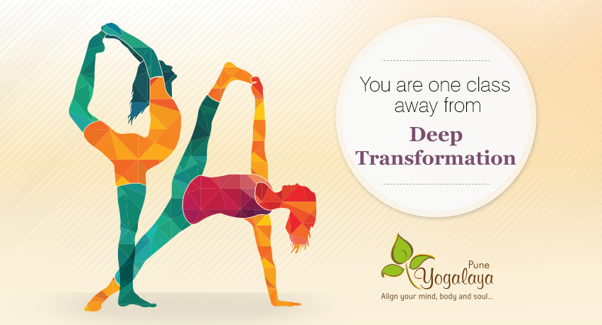 Deep transformation though yoga at Yogalaya Pune